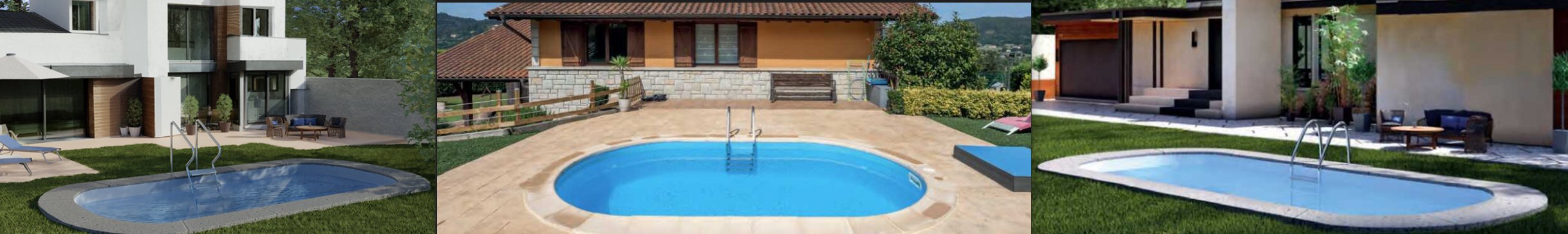 GRE BASIC POOLS - mit schmalen Handlauf (In-Ground) GRE BASIC POOLS - mit schmalen Handlauf (In-Ground)