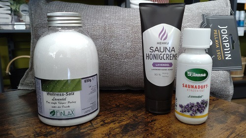 Sauna-Set Lavendel