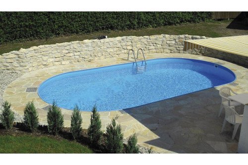 Stahlwandbecken Toscana Ovalbecken Hobby Pool