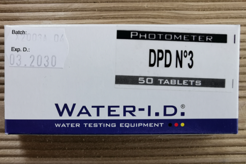 Ersatztabletten DPD N°3 für PoolLab 1.0, 50 Stück für Gesamtchlor Messung