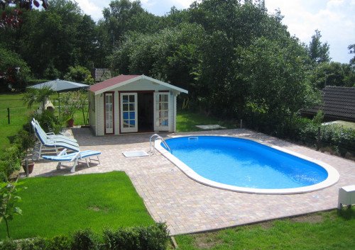 SWIM Stahlwandpool Ovalpool von Future Pool - verschiedene Größen