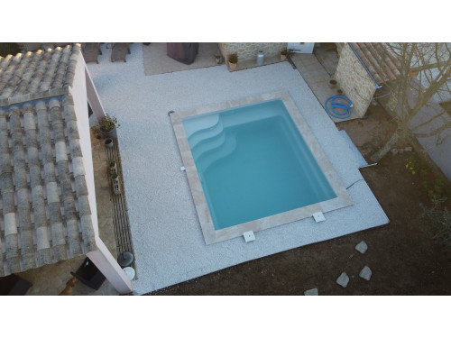 UNIQUE 4 - GFK Pool 450 x 380 x 150cm, Mon de Pra