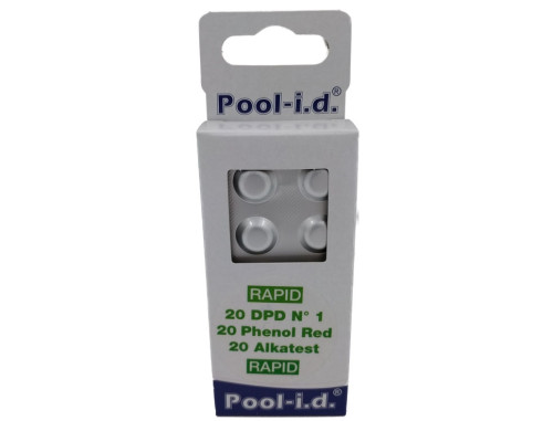 Testtabletten Pool I.D für PT500 Cl+pH+Alk.