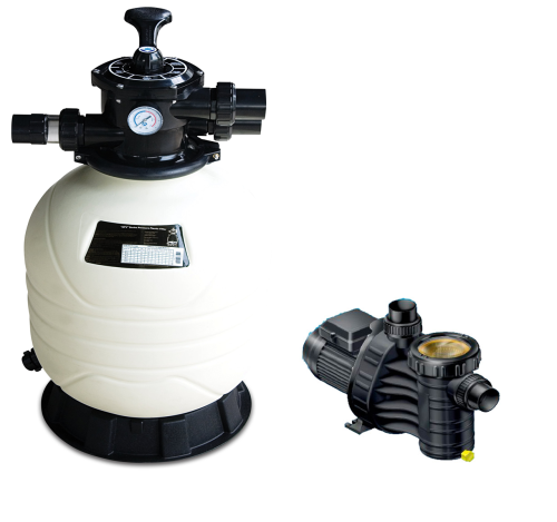 Sandfilter Mega Max TOP Mount D 400 mm + Aqua Plus 8, 8 m³/h