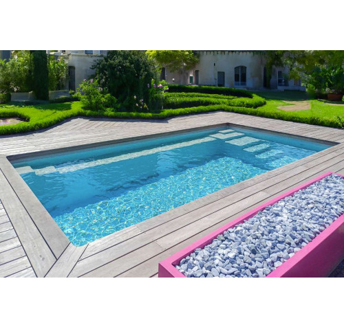 LEONIS 45 - Keramik Pool 410 x 243 x 150cm, Mon de Pra