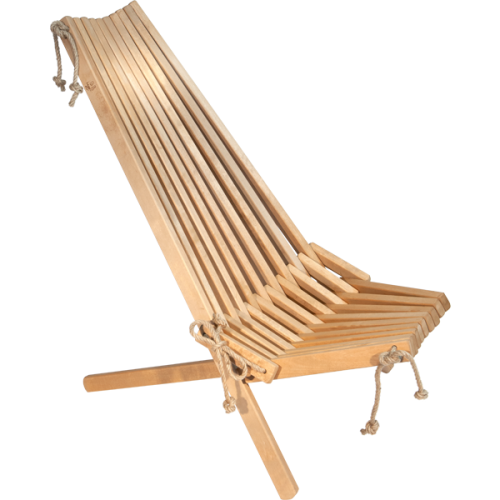 EcoFurn - EcoChair in Birke-Braun