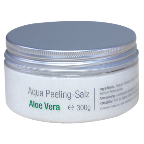 Aqua-Peeling-Salz mit Aloe-Vera, 300g Dose