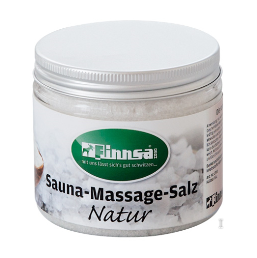 Sauna-Massage-Salz Natur, 200 g Dose