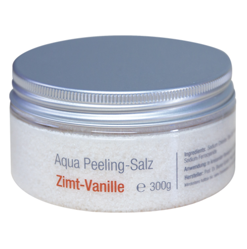 Aqua-Peeling-Salz Zimt-Vanille, 300g Dose