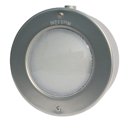 Neptun UWS MAXI LED WEISS 17,5 W/ 12V Edelstahl 1.4571 über Schalter Ein/Aus