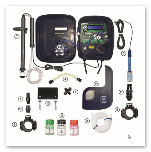 pH-Sonde mit 3 m Kabel für Zodiac Dosieranlagen ab 2019