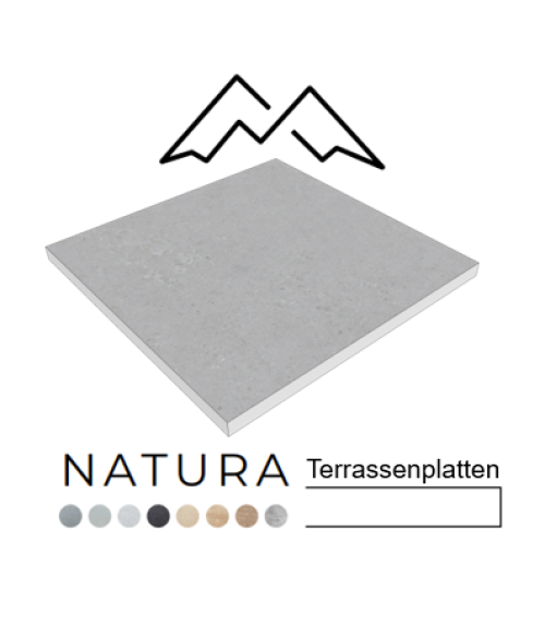ScandiRoc Terrassenplatten Natura 60x60x3cm