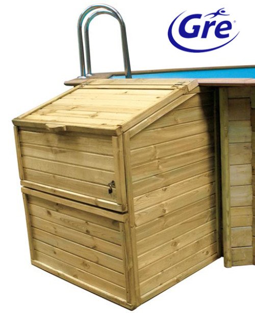 Filterkasten für Gre Holzpools - Höhe 118cm