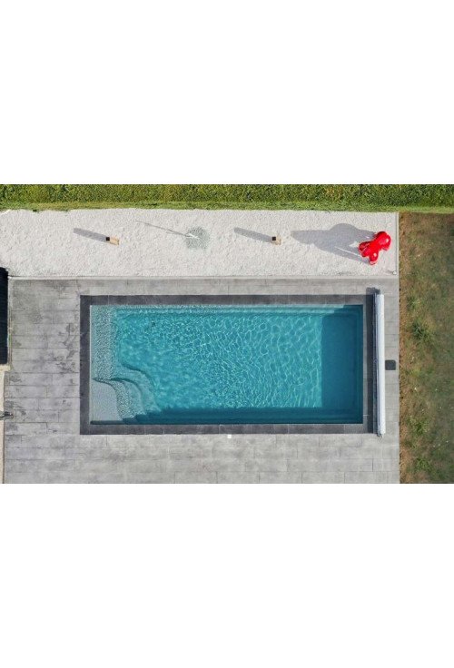 NASHIRA 8 - Keramik Pool 800 x 380 x 150cm, Mon de Pra