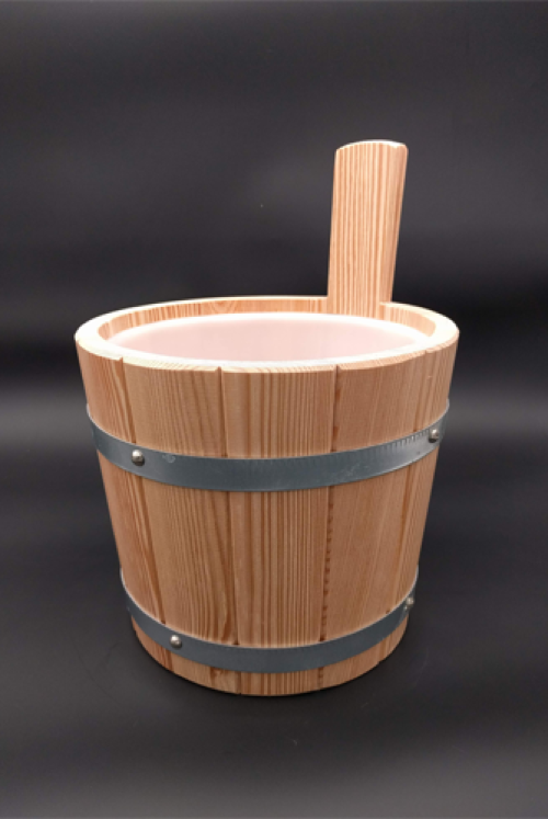 Saunakübel aus Lärchenholz