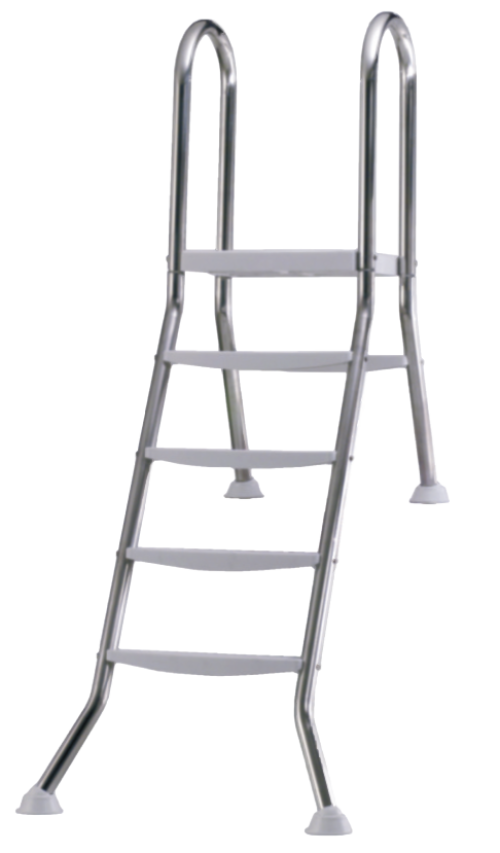 Edelstahl – Aufstellbeckenleiter ELEVADA D 43 mm - 3 Wahlmöglichkeiten