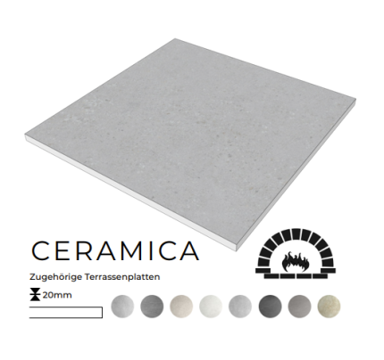 ScandiRoc Terrassenplatten Ceramica 60x60x2cm