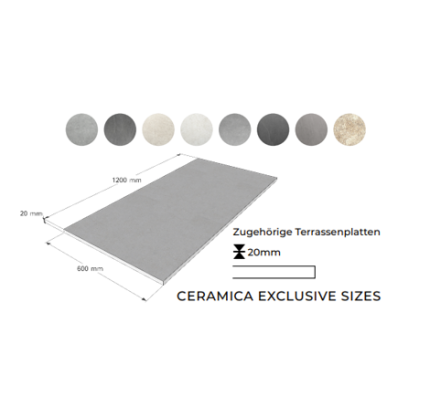 ScandiRoc Terrassenplatten CERAMICA 120x60x2cm
