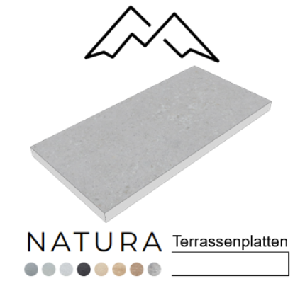 ScandiRoc Terrassenplatten Natura 60x30x3cm