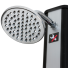 Solardusche AR1035P, schwarz, PVC 