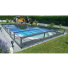 AquaDome - AZURA TRI Überdachung mit Frontklappe