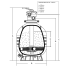 Sandfilter Mega Max MFV24